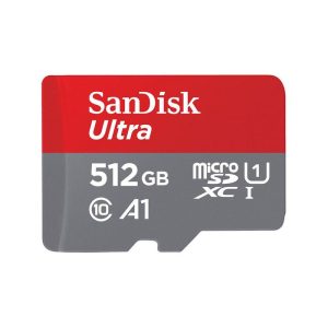 Sandisk 512GB MicroSDXC, UHS-I, SD Adapter