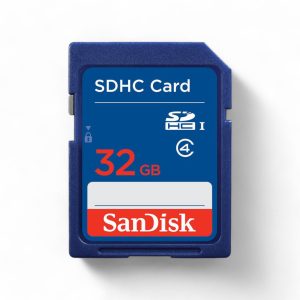 Sandisk Standard SDHC Card, 32GB, Blue